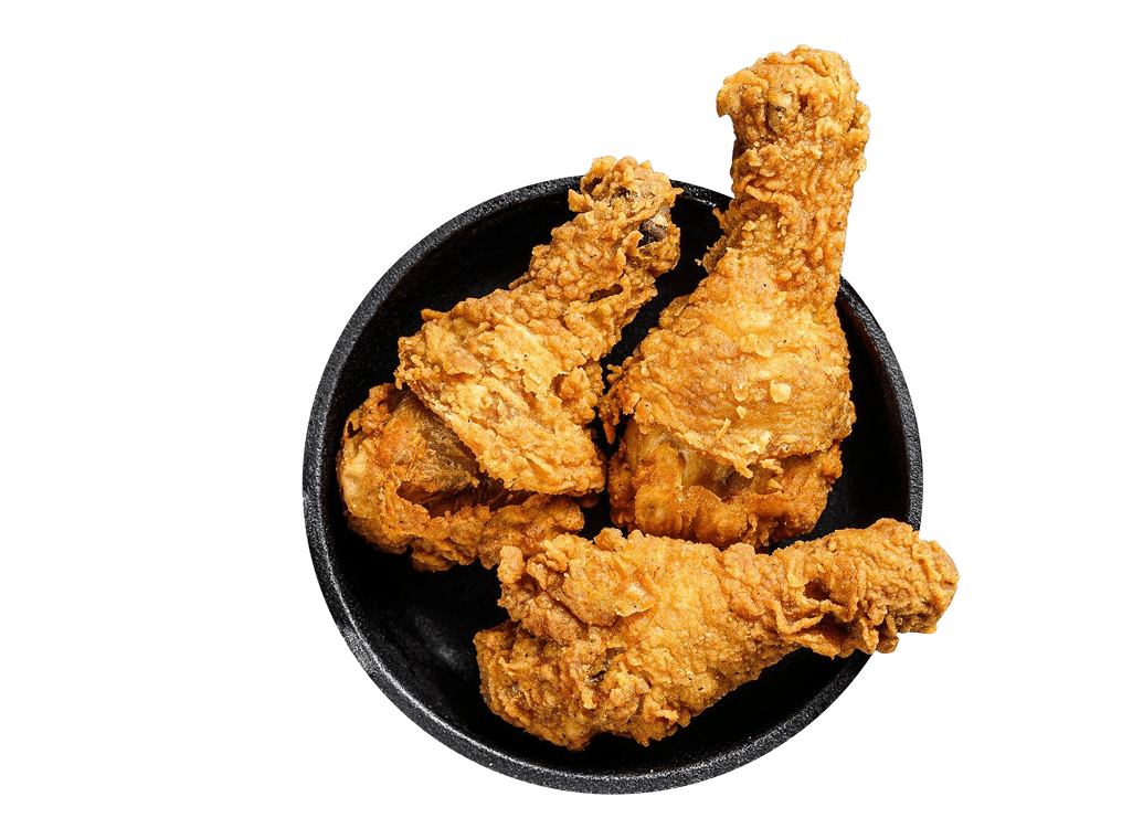Crispy fried chicken with spices